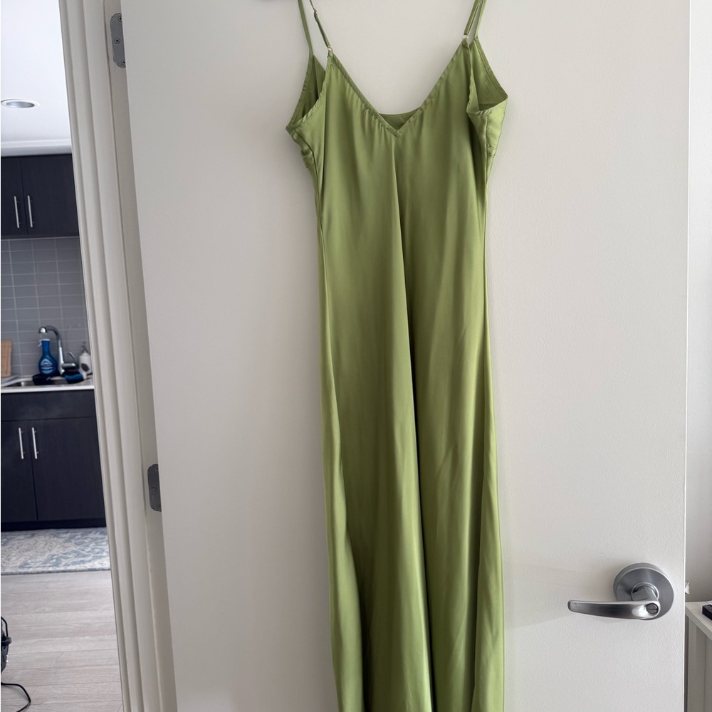 Free People Olive Green dress - Picture 2 of 3